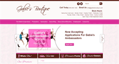 Desktop Screenshot of gabiesboutique.com